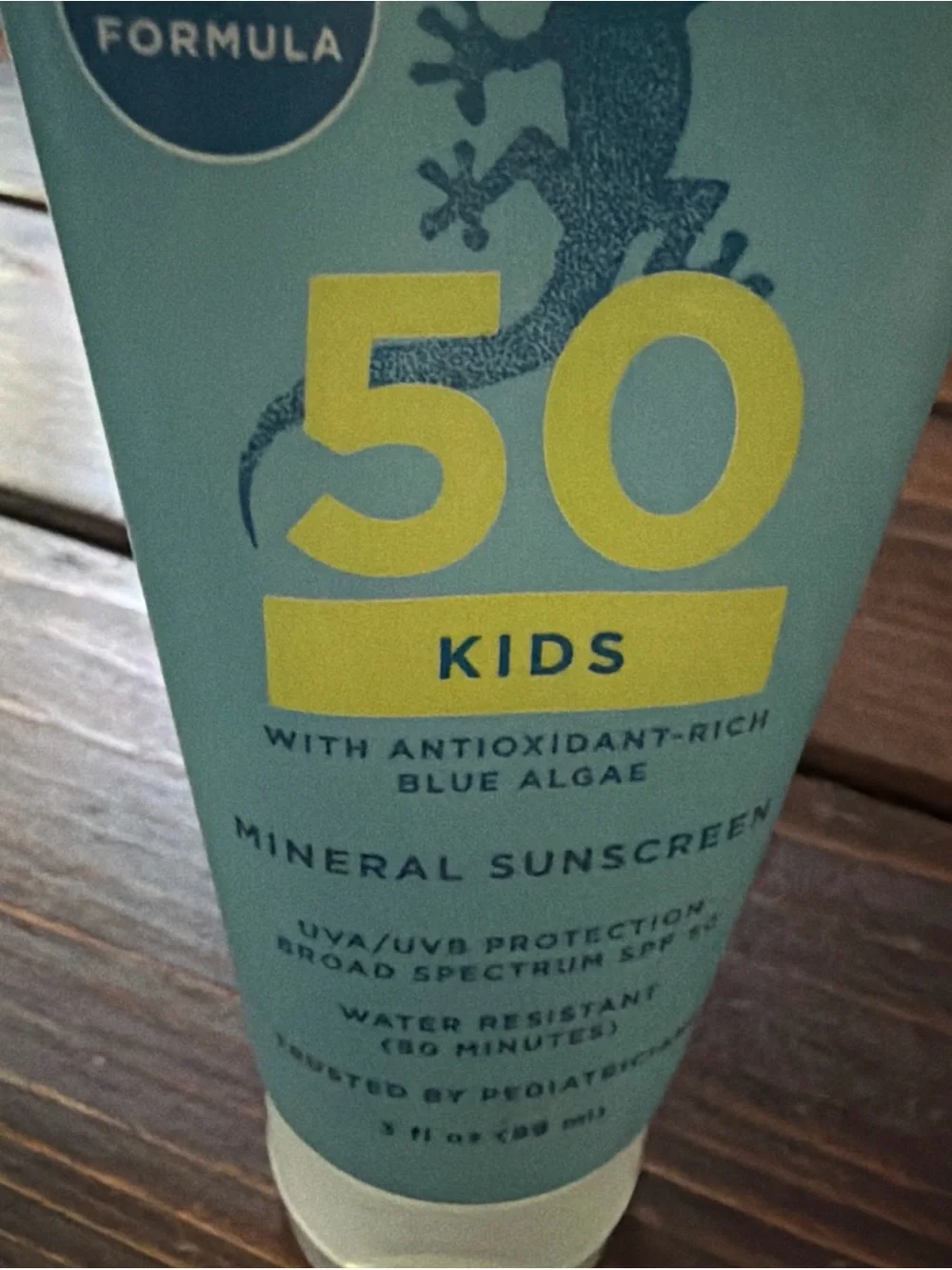 Blue Lizard Sensitive Mineral Sunscreen Kids SPF 50 3oz Water Resistant 2027